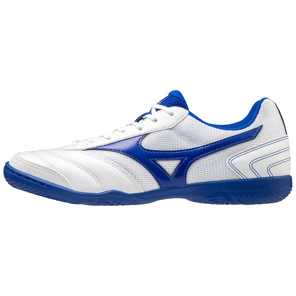 Mizuno MRL Sala Club IN Női Focicipő Fehér/Kék ASB246071